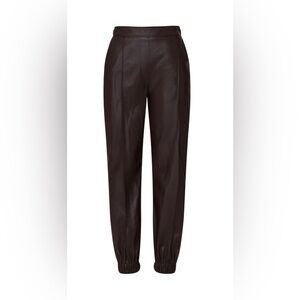 Boss Faux leather joggers